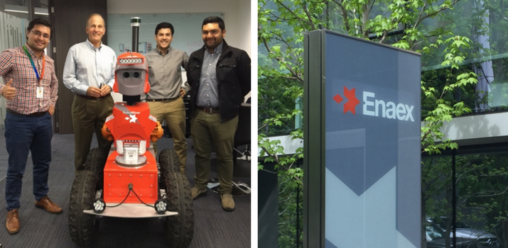 Enaex First Mining Robot